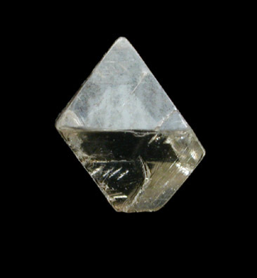 Diamond (0.45 carat octahedral crystal) from Mirny, Republic of Sakha (Yakutia), Siberia, Russia
