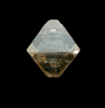 Diamond (0.44 carat octahedral crystal) from Mirny, Republic of Sakha (Yakutia), Siberia, Russia