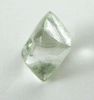 Diamond (0.84 carat pale-green octahedral crystal) from Vaal River Mining District, Northern Cape Province, South Africa