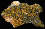 Mimetite on Cesarolite from Guatomo Mine, near Tham Thalu, south of Hat Yai, Yala Province, Thailand