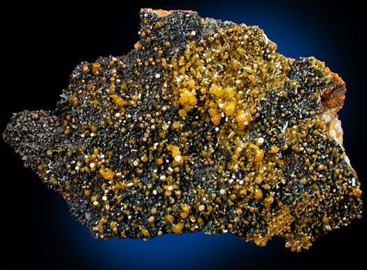 Mimetite on Cesarolite from Guatomo Mine, near Tham Thalu, south of Hat Yai, Yala Province, Thailand