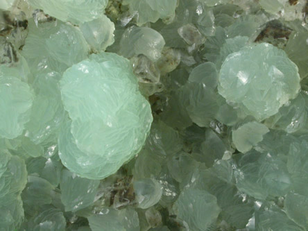 Prehnite with Calcite from Prospect Park Quarry, Prospect Park, Passaic County, New Jersey