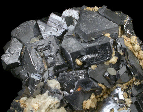 Galena with Calcite from Freiberg District, Saxony, Germany
