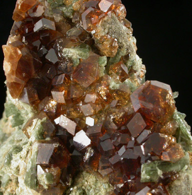 Grossular Garnet with Diopside from Belvidere Mountain Quarries, Lowell (commonly called Eden Mills), Orleans County, Vermont