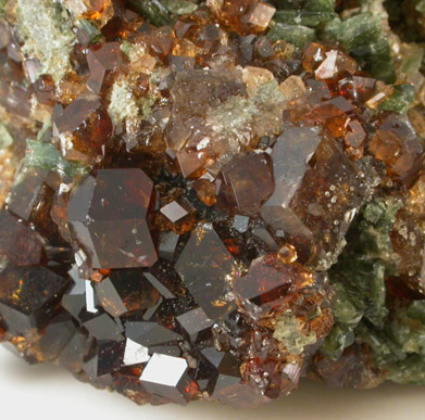 Grossular Garnet with Diopside from Belvidere Mountain Quarries, Lowell (commonly called Eden Mills), Orleans County, Vermont