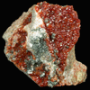 Grossular Garnet with Clinochlore from Val d'Ala, Piemonte, Italy