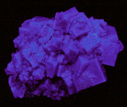 Fluorite - twinned crystals from Frazer's Hush Mine, Rookhope, Weardale, County Durham, England