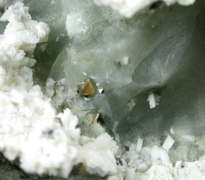 Albite, Actinolite, Pyrite from Gorge Road construction site, between North Bergen and Cliffside Park, Bergen County, New Jersey