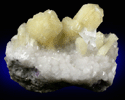 Stilbite, Quartz, Calcite from Thomaston Dam Railroad Cut, Thomaston, Litchfield County, Connecticut