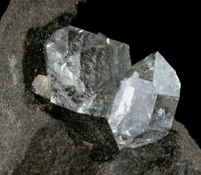 Quartz var. Herkimer Diamond from Ace of Diamonds Mine, Middleville, Herkimer County, New York