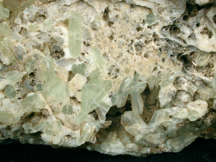 Prehnite from Riker Hill, Livingston, Essex County, New Jersey