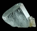 Beryl var. Aquamarine (crystal plus 2.28 carat gemstone) from Nuristan Province, Afghanistan