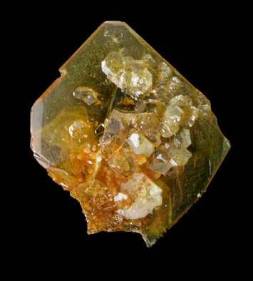 Wulfenite with Mimetite from San Francisco Mine, Cerro Prieto, Cucurpe, Sonora, Mexico