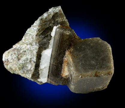 Vesuvianite from 600 m pit, Goodall Farm Quarry, Sanford, York County, Maine