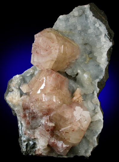 Apophyllite with Stilbite, Calcite, Quartz from Aurangabad, Maharashtra, India