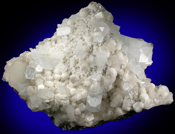 Apophyllite, Gyrolite, Stilbite from Jalgaon, Maharashtra, India