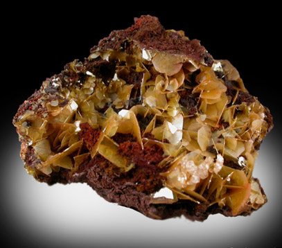 Wulfenite from Defiance Mine, Courtland-Gleeson District, Cochise County, Arizona