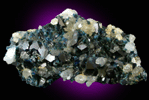 Lazulite with Quartz from Crosscut Creek (Km 32), 70 km northwest of Aklavik, Yukon, Canada