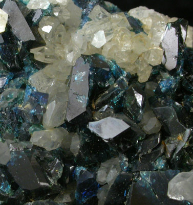 Lazulite with Quartz from Crosscut Creek (Km 32), 70 km northwest of Aklavik, Yukon, Canada