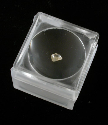 Diamond (0.21 carat white crystal) from Crater of Diamonds State Park, Murfreesboro, Pike County, Arkansas