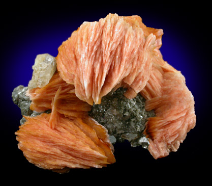 Barite with Cerussite from Mibladen, Haute Moulouya Basin, Zeida-Aouli-Mibladen belt, Midelt Province, Morocco