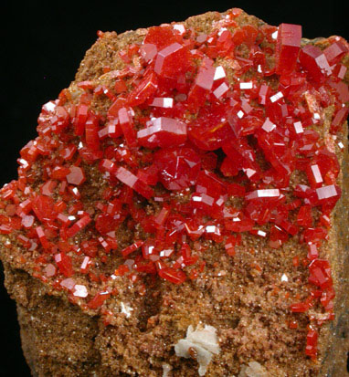 Vanadinite from Mibladen, Haute Moulouya Basin, Zeida-Aouli-Mibladen belt, Midelt Province, Morocco