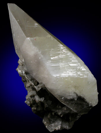 Calcite with Realgar inclusions from Shimen Mine, Hunan, China