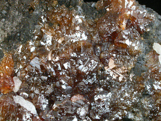 Sphalerite and Calcite from Las Manforas Mine, Aliva, Picos de Europa Mountains, Spain