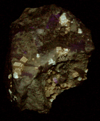 Fluorite with Celestine from Clay Center, Ottawa County, Ohio