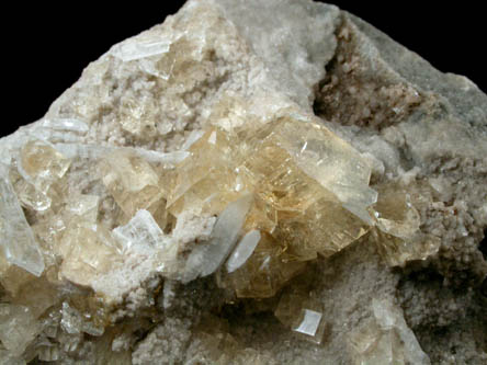 Fluorite with Celestine from Clay Center, Ottawa County, Ohio