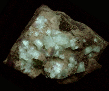 Fluorite with Celestine from Clay Center, Ottawa County, Ohio