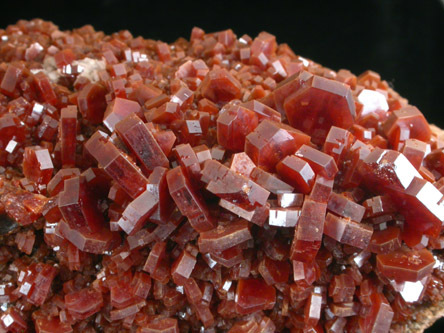 Vanadinite from Mibladen, Haute Moulouya Basin, Zeida-Aouli-Mibladen belt, Midelt Province, Morocco