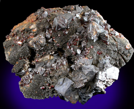 Sphalerite and Galena from Picher Lead Mining District, Ottawa County, Oklahoma