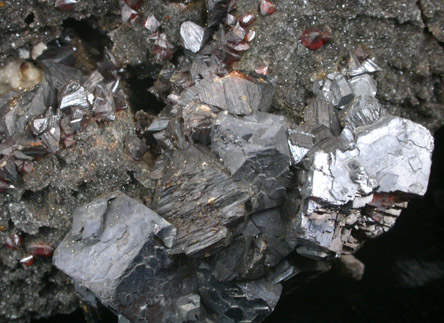 Sphalerite and Galena from Picher Lead Mining District, Ottawa County, Oklahoma