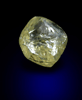 Diamond (1.31 carat yellow complex crystal) from Northern Cape Province, South Africa