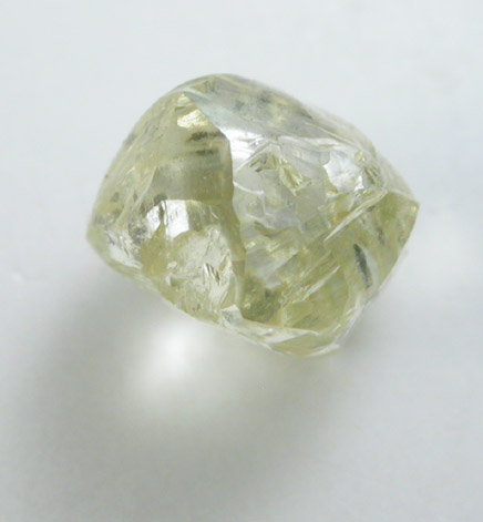 Diamond (1.31 carat yellow complex crystal) from Northern Cape Province, South Africa