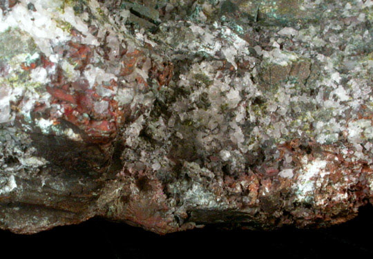 Copper, Quartz, Epidote from Keweenaw Peninsula Copper District, Michigan