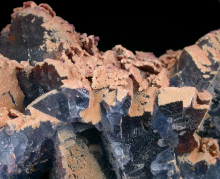 Barite on Fluorite from Galena King Mine, Tijeras Canyon District, Manzano Mountains, Bernalillo County, New Mexico