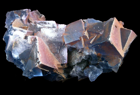 Barite on Fluorite from Galena King Mine, Tijeras Canyon District, Manzano Mountains, Bernalillo County, New Mexico