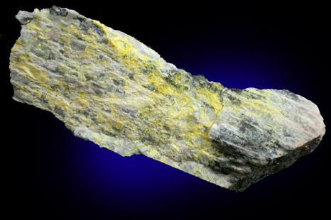 Uranophane with Uraninite from Ruggles Mine, Grafton Center, Grafton County, New Hampshire