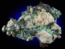 Cuprite and Copper from Chino Mine, Santa Rita District, Grant County, New Mexico