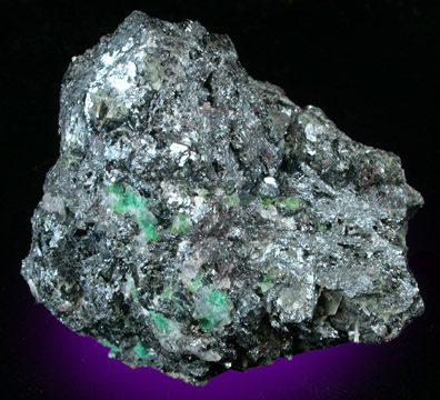 Hematite with Aurichalcite from Planet Peak, near Bouse, Yuma County, Arizona