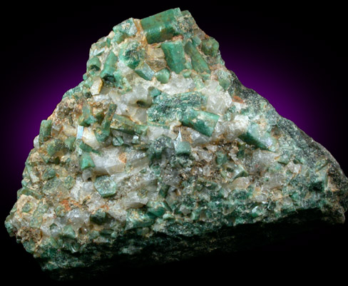 Beryl var. Emerald from Bahia, Brazil