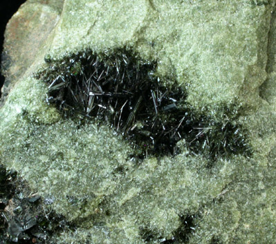 Epidote from Calumet Mine, 12 km NNE of Salida, Chaffee County, Colorado