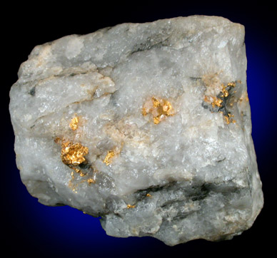Gold in Quartz from Yukon, Canada