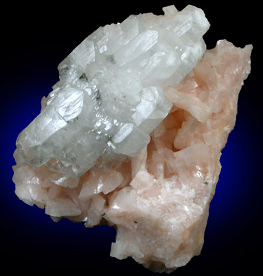 Calcite on Dolomite from Black Rock Quarry, Lawrence County, Arkansas