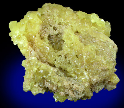 Sulfur from El Desierto, West of Salar de Uyuni, Potosi, Bolivia