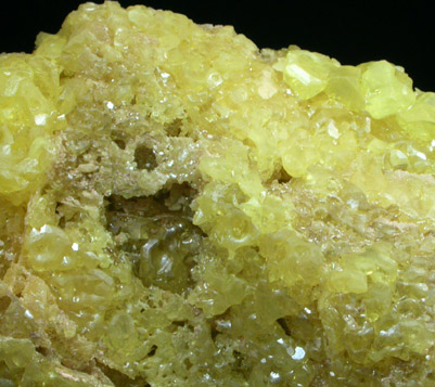 Sulfur from El Desierto, West of Salar de Uyuni, Potosi, Bolivia