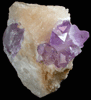 Calcite with Amethyst Quartz from Irai, Rio Grande do Sul, Brazil