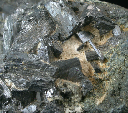 Ankerite on sulfide matrix from Gilman District, Eagle County, Colorado